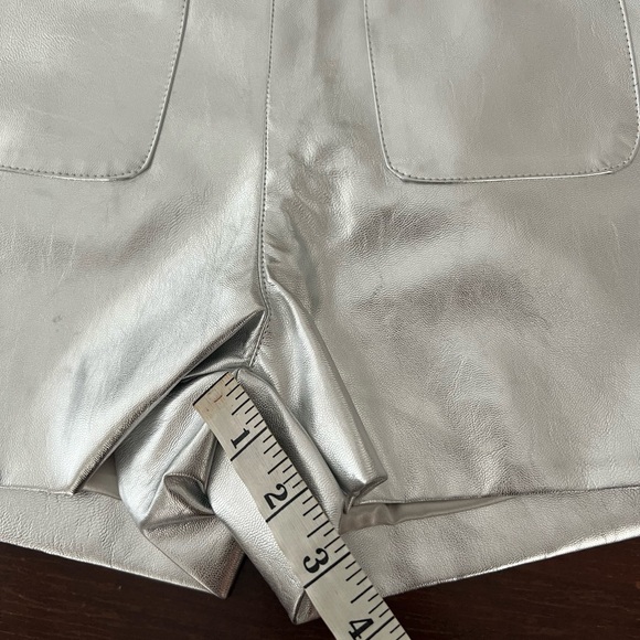 NWT Cloud Ten Faux Metallic Leather Shorts | S - Picture 8 of 13